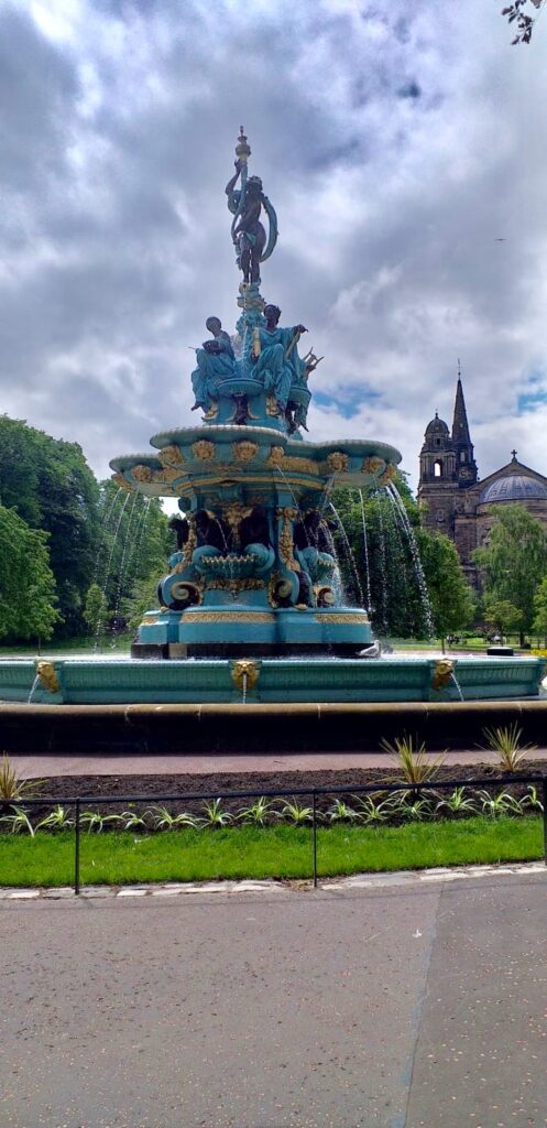 A picture of Princes Street Gardens in Edinburgh 