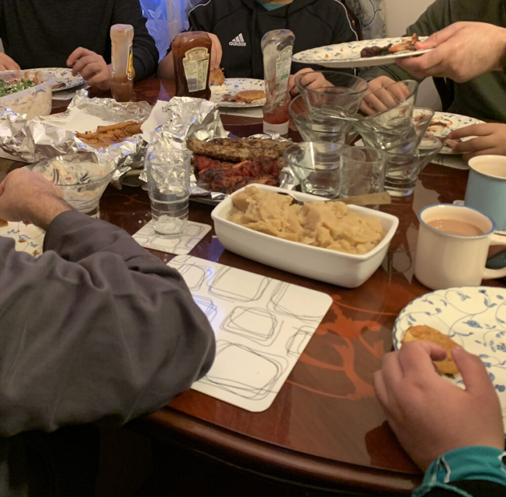 Having a brunch on January first