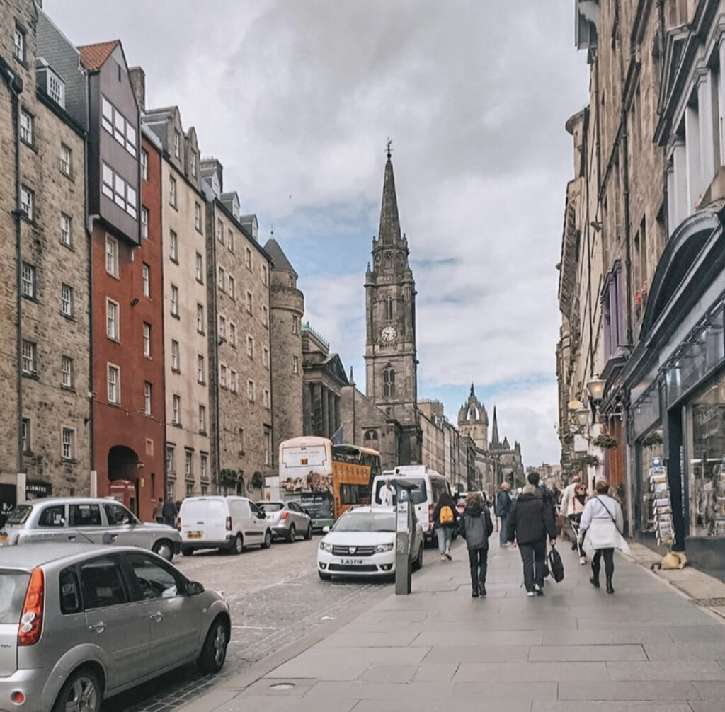 The Royal Mile in Edinburgh