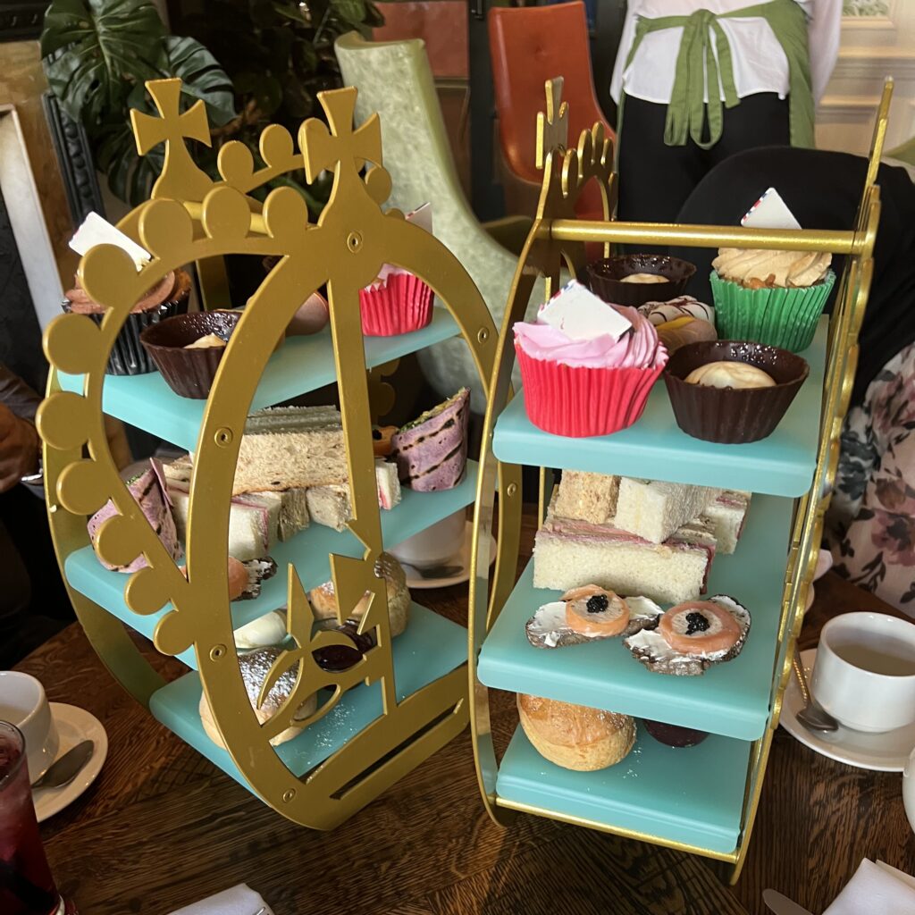 Afternoon tea at Castle Hotel